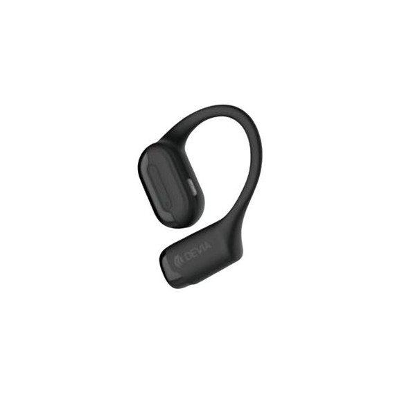 DEVIA Auricular BLUETOOTH con Soporte Oreja Ows PRO1 Negro Estcuhe de Carga
