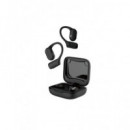 DEVIA Auricular BLUETOOTH con Soporte Oreja Ows PRO1 Negro Estcuhe de Carga
