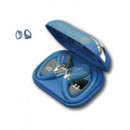 SAMI Auricular BLUETOOTH Soporte Oreja Jogger RS-12433 Azul IPX4  Estuche de Carga Cancelacion Ruido