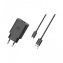 MOTOROLA Cargador Corriente Tipo C+cable Datos Tipo C 33W Turbo POWER33 Negro