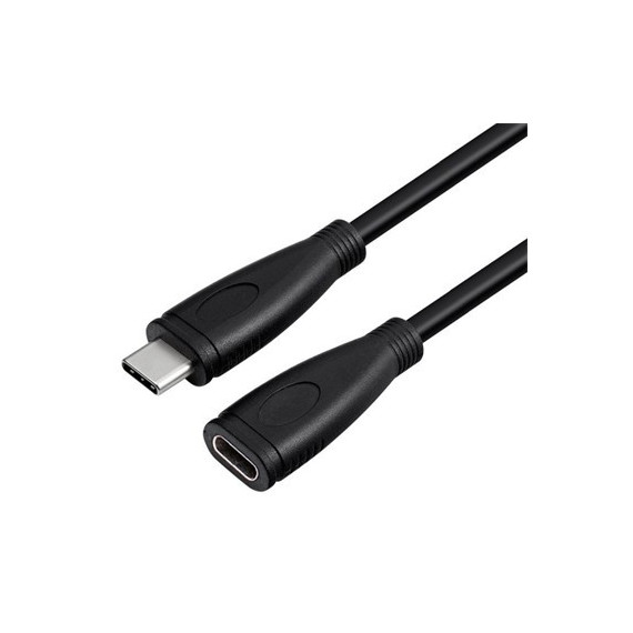 EUROCONNEX Cable Extensor Tipo-c/m a Tipo-c/h 1MTR USB310-1