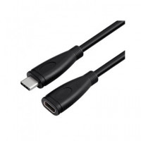 EUROCONNEX Cable Extensor Tipo-c/m a Tipo-c/h 1MTR USB310-1
