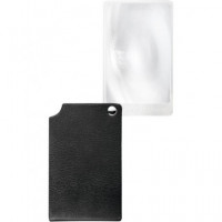 ESCHENBACH Lupa de Tarjetas Bancarias Visopocket 2.5X Negra Dimensiones 74X48MM 172156