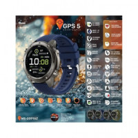 SAMI Reloj Smartwatch GPS-5 WS-2391 Azul