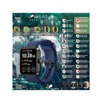 SAMI Reloj Smartwatch Neo Fit WS-2388 Azul Plata