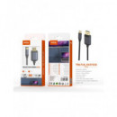 MTK Cable Tipo C/m a Displayport/m 4K 1.8MTRS TB1710