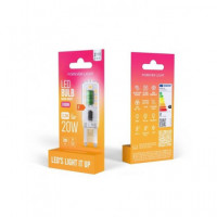FOREVER Light Bombilla Led G9 F 2.2W 3000K 20 Lumenes Luz Calida