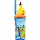 STOR Vaso Figura 3D Pokemon Pikachu 360Ml