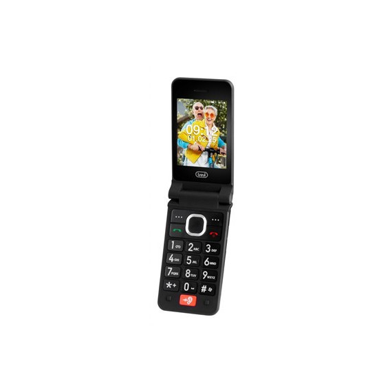 TREVI Telefono Movil Flex Plus 95 4G Doble Pantalla Teclas Grandes Funcion Sos