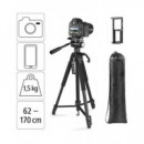 HAMA Tripode 170CM con Soporte Movil y Funda Action/smart/tab 170 3D 004492