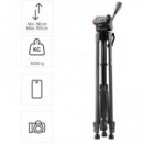 HAMA Tripode Star 153 3D con Soporte para Movil 58-153CM 004667