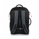 GABOL Mochila Data 15,6" con 4 Compartimentos Gris