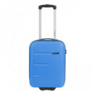 GABOL Mini Maleta Cabina 2 Ruedas Future Plus Celeste para Colocar Debajo del Asiento