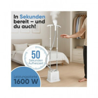 CLATRONIC Plancha Vertical Vapor Tdc 3809 1600W 30G/M 1.2L