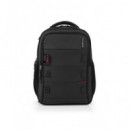 GABOL Mochila Disk con 3 Compartimentos 15,6" Negro 414555 001