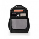 GABOL Mochila Disk con 3 Compartimentos 15,6" Negro 414555 001