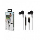SANYO Auricular con Cable Tipo C KS145 Negro