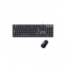 AQPROX Teclado + Raton con Cable MX245 USB 2.0 1000DPI Negro