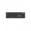 AQPROX Teclado + Raton con Cable MX245 USB 2.0 1000DPI Negro
