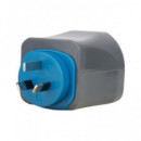 BRENNENSTUHL 7 Enchufe Adaptadores Universal de Viaje con Funda