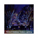 KLS Tira Luz Navidad Multicolor Exterior Pila 100Led 7Mtrs 8 Funciones 85937