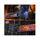 KLS Tira Luz Navidad Multicolor Exterior Pila 100Led 7Mtrs 8 Funciones 85937