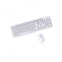 AQPROX Teclado + Raton Inalambrico MX420W Blanco 1000DPI