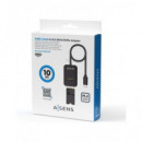 AISENS Adaptador USB C 3.2 GEN2 a M.2 Sata/nvme ASUC-M2D011-BK