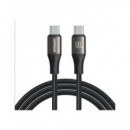 JOYROOM Cable Datos Tipo C M/m 100W 1.2MTRS Negro