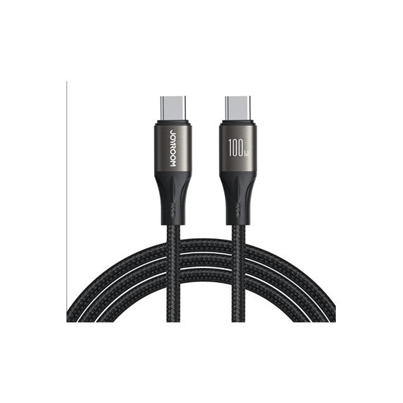 JOYROOM Cable Datos Tipo C M/m 100W 1.2MTRS Negro