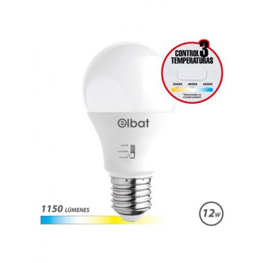 ELBAT Bombilla Led E27 EB0582 1150LM 3 Modos Luz Calida/fria/blanca