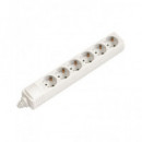 NIMO Regleta sin Cable/sin Interruptor con 6 Enchufes y Interruptor MEL258