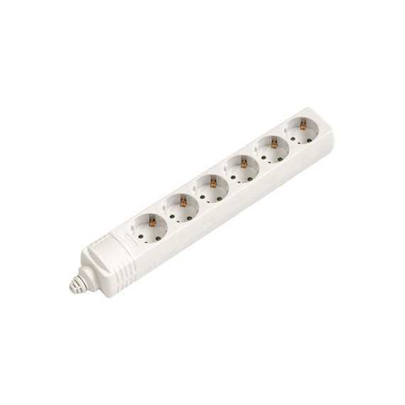 NIMO Regleta sin Cable/sin Interruptor con 6 Enchufes y Interruptor MEL258