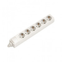 NIMO Regleta sin Cable/sin Interruptor con 6 Enchufes y Interruptor MEL258