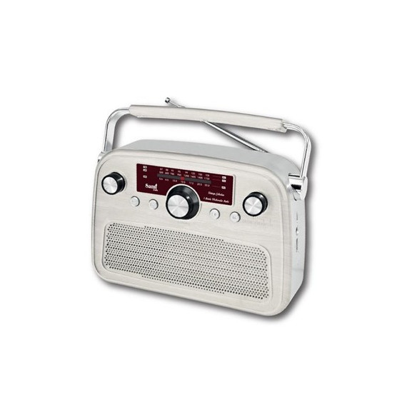 SAMI Radio Vintage Recargable/bt/usb Blanco RS-11846