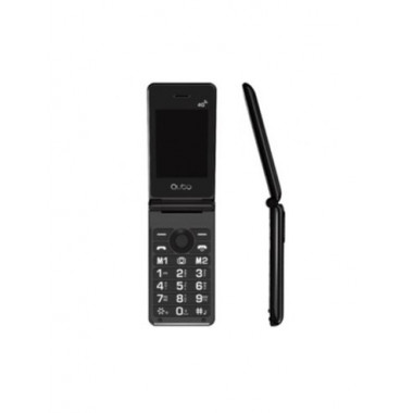 QUBO Telefono Movil X28-4G  Negro  Dual Sim,radio Fm, Boton Sos,camara