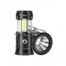 ELBAT Linterna Led Camping 2 en 1 con Gancho 280LM