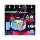 SAMI Mini Altavoz Portatil Karaoke BLUETOOTH Bambino  Micro Sd,luz Rgb,microfono Inalambrico RS-972