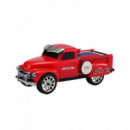 SAMI Altavoz Inalambrico Vintage Coche Pickup Rojo 10W RS-9106 Tws,fm,usb,micro Sd