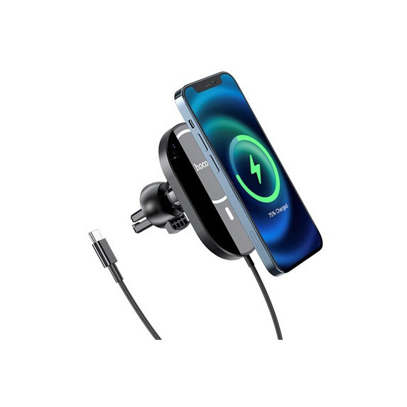 HOCO Cargador Coche Inalambrico 15W de Rejilla CA90