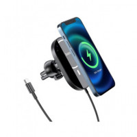 HOCO Cargador Coche Inalambrico 15W de Rejilla CA90