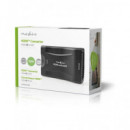 NEDIS Convertidor HDMI Entrada a Euroconector Salida 1080P Full HD con Alimentacion VCON3461BK