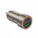 HOCO Cargador De Coche 30W 1xTipo C+1xUsb A Z57A