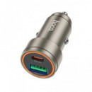 HOCO Cargador De Coche 30W 1xTipo C+1xUsb A Z57A