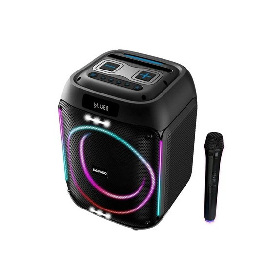 Daewoo Altavoz BLUETOOTH con Luces  y Microfono Inalambrico DW3009  HOCO