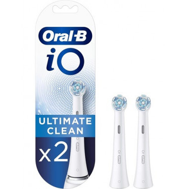 Oral- B Pack 2 Repuestos Cepillo Ultimate Clean Blanco Io CW-2  ORAL-B