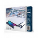 GEMBIRD Grabadora Dvd/cd Externo USB 3.1 y Tipo C DVD-USB-031-BW