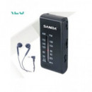 SANDA Radio de Bolsillo con Auriculares Am/fm SD-3999