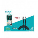 SANDA Cable Datos Tipo C M/m 1MTR 5A SD-3288