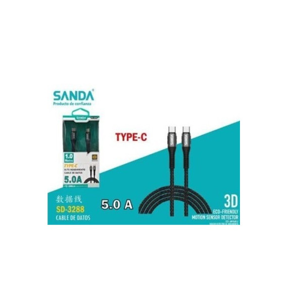 SANDA Cable Datos Tipo C M/m 1MTR 5A SD-3288